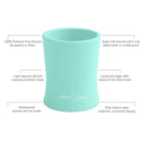 otterlove Silicone Baby & Toddler Training Cup - Pediatric OT Approved - 100% Platinum Pure LFGB Silicone - Unbreakable - Plastic Free - Tiny Cup Perfect for Baby Led Weaning (Mint) by TinyTreasures Baby Boutique