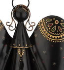 Regal Art & Gift Angel Statue - Metal Indoor/Outdoor Garden Statue Deals, Elegant Garden Decor, Beautiful Gifts for Women, Exquisite Angel Statues for Garden,23-Inch, Black/Gold by CozyNest Decor