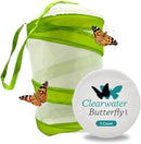 Clearwater Butterfly Live Painted Lady Butterflies - Butterfly Growing Kit with Live Caterpillars - Mesh Cage Included - Butterfly Habitat - 5 Live Caterpillars to Butterflies - Live Butterfly Kit by TinyTreasures Baby Boutique