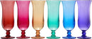 Unbreakable Color Hurricane Glasses | Set of 6, 14 oz