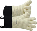 GEEKHOM BBQ Gloves Heat Resistant Oven Mitts - Silicone Grilling Gloves with 13.7" Arm Protection - Waterproof Pot Holder Non-Slip for Men & Women, Kitchen Outdoor Cooking, Baking, Camping, Mint Beige by GreenHaven Gardens
