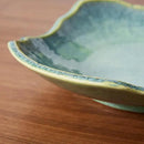 Ceramic Decorative Dish, 12'' Large Green Decorative Bowl, Versatile Centerpiece Decor, Key Bowl, Gift Decor Tray for Entryway Table Living Room Dining (12'' Dish) by CozyNest Decor