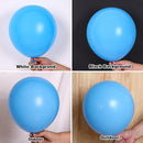 RUBFAC 129pcs Light Blue Balloons Different Sizes 18 12 10 5 Inch for Garland Arch, Sky Blue Balloons for Birthday Gender Reveal Baby Shower Party Decoration by TinyTreasures Baby Boutique