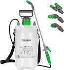 VIVOSUN Pump Sprayer 1.6 Gallon, Portable Water Spray Bottle for Lawn and Garden Yard, Weed Sprayer for Plants with 3 Nozzles, Adjustable Shoulder Strap, Pressure Relief Valve by GreenHaven Gardens