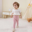Newborn Toddler Baby Girl Pants Leggings Ribbed Straight Flare Infant Girl Pants Leggings Bell Bottoms 5 Packs by TinyTreasures Baby Boutique