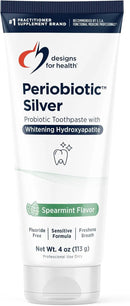 Designs for Health Periobiotic Silver Hydroxyapatite Toothpaste - Fluoride Free Toothpaste with Oral Probiotics with Whitening Hydroxyapatite - Supports Gum Health & Remineralization (4oz Mint) by CozyNest Decor