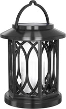 Solar Hanging Lanterns Outdoor, Flickering Flames Outdoor Solar Lights Hanging Lanterns Waterproof Decoration Lighting for Table, Garden, Patio, Tree (4 Pack) by CozyNest Decor
