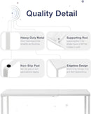 Nxconsu Cabinet Shelf Expandable Organizer Riser Rack for Kitchen Pantry Cupboard Under Sink Countertop Home Organization Extra Storage Space Saver Heavy Duty Metal Edgeless Design White Extra Large by CozyNest Decor