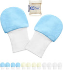 Newborn Baby Mittens Anti Scratch Baby Mittens No Scratch Mittens Baby Gloves for 0-6 Months Boys Girls(6 Pairs) by TinyTreasures Baby Boutique