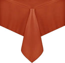 sancua Rectangle Tablecloth 60 x 120 Inch Burnt Orange, Stain and Wrinkle Resistant Washable Fabric Fall Table Cloth, Thanksgiving Polyester Table Cover for Dining Parties Rust Pumpkin Orange by CozyNest Decor