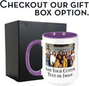 Personalized Coffee Mug, Custom Photo Text 15 Oz Ceramic Mug, Customized Picture Name Tea Cup, Unique Gift Idea, Taza Cafe Personalizadas Fotos, Cute Custom Gifts Mom Women Men, Mother's Day, Purple by TinyTreasures Baby Boutique