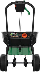 Scotts Elite Spreader for Grass Seed, Weed and Feed, Fertilizer, Salt and Ice Melt, Durable Push Spreader Holds up to 20,000 sq. ft Product by GreenHaven Gardens