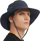 Fishing Hat, UPF50+ Wide Brim Sun Hat for Men Women, UV Protection Hiking Beach Bucket Hats Summer Safari Hat by GreenHaven Gardens