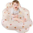 Inflatable Seat for Toddlers 3-36 Months, Built-in Air Pump, Summer Support Seat for Sitting Up, Shower Floor Seater by TinyTreasures Baby Boutique