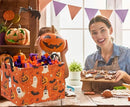 HIYAGON Halloween Basket Halloween Pumpkin Basket for Boys and Girls Trick or Treat Pumpkin Basket for Halloween Parties Cute Storage Bin Organizer Box Rectangular Room Decor(Halloween Pumpkin) by TinyTreasures Baby Boutique