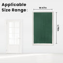 Blackout Curtains for Bedroom Stick On Curtains Window Shades Pull Down Blackout Window Cover No Drillng Self Adhesive Curtains No Rod Small Curtain 47" W X 79" L, Dark Green, 1 Panel by TinyTreasures Baby Boutique