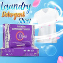 Clean Laundry Detergent™ – Hypoallergenic, Eco-Friendly, Plant-Based, Biodegradable, 100% Natural – Gentle on Skin & Fabrics, Lavender Scent, 60 Premium Laundry Detergent Sheet (Lavender)