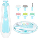 Baby Nail Trimmer Electric,Baby Nail Clippers, 6 in 1 Baby Nail File,Nail File Baby Grooming Kit Manicure Set for Toddler or Adults by TinyTreasures Baby Boutique