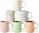 17 OZ Coffee Mugs Set of 6, Modern Mugs Set with handle for Tea/Latte/Cappuccino/Milk/Cocoa. by CozyNest Decor
