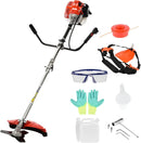 String Trimmer,52cc 2-Cycle Gas Powered Backpack Brush Cutter - 2-in-1 Multi-Function Trimmer with Pole Saw, Hedge Trimmer & Grass Blade for Professional Garden Yard Maintenance (USA Stock) by GreenHaven Gardens