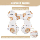 vocheer Baby Travel Pillow(Upgraded), Head and Neck Support Pillow for Pushchair, Car Seat,Stroller, Bouncer, Cotton, Lion by TinyTreasures Baby Boutique