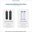 AquaEasy BB9 Activated Carbon Water Filter Candle(4 Pcs) Replacement Gravity Water Filter Candle Compatible With Gravity Filter System by CozyNest Decor