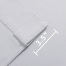 Joydeco Custom Blackout Curtains for Bedroom, 1 Panel Room Darkening Curtains & Drapes for Living Room Window Rod Pocket Back Tab (Custom Size,Greyish White) by TinyTreasures Baby Boutique