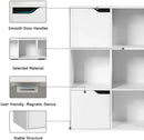 9-Cube Wooden Freestanding Bookcase for Home and Office by LJGDeals