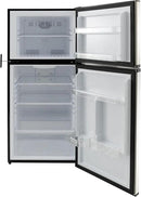 RecPro 10 Cu Ft 12V RV Refrigerator | Black Frost-Free Fridge with Freezer | Double Door, Adjustable Shelves, Reversible Door, Built-In Lock | 23.5”W x 26”D x 59”H | Off-Grid & Dry Camping Ready by CozyNest Decor