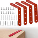 Anti Tip Furniture Anchors for Baby Pet Proofing,Furniture Wall Anchor Furniture Dresser Bookshelf Falling Prevention Device for Children (Red) by TinyTreasures Baby Boutique