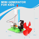 5 Bulk STEM Generator Kits for Kids, DC Motor Science Experiments, Engineering Building Projects Activities STEAM Toys, Class Educational Learning Classroom Activity, Free Energy Hand Generators Kit by TinyTreasures Baby Boutique