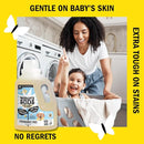 Molly's Suds Baby Liquid Laundry Detergent | Removes Formula, Poop & Spit-Up Stains | Extra Gentle for Infants, Babies, Toddlers (Fragrance Free, 200 Loads) by TinyTreasures Baby Boutique