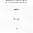 Plank+Beam Solid Wood Console Table, 36 Inch, Sofa Table, Narrow Entryway Table for Hallway, Behind The Couch, Living Room, Foyer, Easy Assembly, White by CozyNest Decor