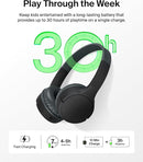 Belkin SoundForm Mini Kids Wireless Headphones w/Built-in Microphone, 30H of Playback Time, & Fun Stickers - Over-Ear Headsets for Online Learning, School, Travel, iPhone, iPad, Galaxy & More - Black by TinyTreasures Baby Boutique