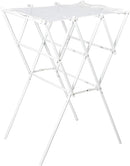 Household Essentials Clothes Drying Rack, Foldable, Expandable and Collapsible Laundry Drying Rack, White by TinyTreasures Baby Boutique
