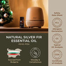 Gya Labs Silver Fir Essential Oil for Diffuser - 0.34 Fl Oz - 100% Pure Natural Silver Fir Oil for Skin, Hair, Aromatherapy & Candle Making Scent by CozyNest Decor