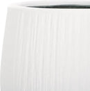 SAFAVIEH Outdoor Collection Francia Modern White Concrete Ficonstone Planter Pot by GreenHaven Gardens