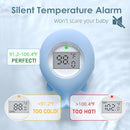 Baby Bath Tub Thermometer for Infant, Bathtub Water Temperature Room Thermometer, Safety Floating Bathing Toy, Newborn Essentials, Gifts for Moms Infant - New Upgraded Waterproof by TinyTreasures Baby Boutique