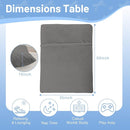 COMAX 3-in-1 Bean Bag Chair for Kids, Toddler Beanbag Bed, Convertible Child Floor Lounger, Floor Mattress with Filler for Girl Boy Sleeping Reading, Grey by TinyTreasures Baby Boutique