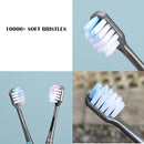 EasyHonor Soft Toothbrushes, Adult Medium Bristle Toothbrushes with Fashion Color Crystal & Non-Slip Handle and Wide-Head and Square Hole Bristles, Soft Toothbrush for Sensitive Gums (6 Pack) by TinyTreasures Baby Boutique