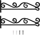 Wall Garden Flag Holder 2 Pack,Wall Garden Flag Stand,Garden Flag Scroll Hanger,Garden Flag Wall Hanger,one Piece Garden Flag Stand for Wall Porch,Great Gifts Ideas by GreenHaven Gardens