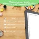 KOBAIBAN A4 Magnetic Light Box with Bag, Rechargeable Diamond Art Light Board with Side Physical Buttons, 3 Color Light Modes Super Bright Light Pad Light Table for Tracing, Drawing, Sketching (Black) by TinyTreasures Baby Boutique