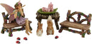 Fairy Garden Accessories Outdoor - Colorful Fairy Garden Starter Kit with a Fairy for a Garden and Miniature Furniture - 14 Piece Set by GreenHaven Gardens
