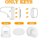 Kingdder 4 Sets Magnetic Cabinet Locks Keys Baby Proofing Child Safety Magnet Drawer Replacement Keys Universal Magnetic Key for Drawers and Cabinets (Locks Not Included) by TinyTreasures Baby Boutique