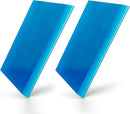 CARTINTS 2pack Squeegee Blade Replacement Mini Squeegee, 5.1x 2 inch, for Cleaning Glass, Shower Door and Car Windows and Screen Printing,Blue by GreenHaven Gardens