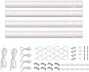 Barrina Grow Light for Indoor Plants, Full Spectrum Sunlight, 1ft Grow Lamp, LED Grow Light Bulbs, T5 Grow Light Strip, Plug and Play, Pinkish White, 4-Pack by GreenHaven Gardens