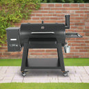 62" Heavy-Duty Portable Wood Pellet BBQ Grill With Cart (SAK91308)