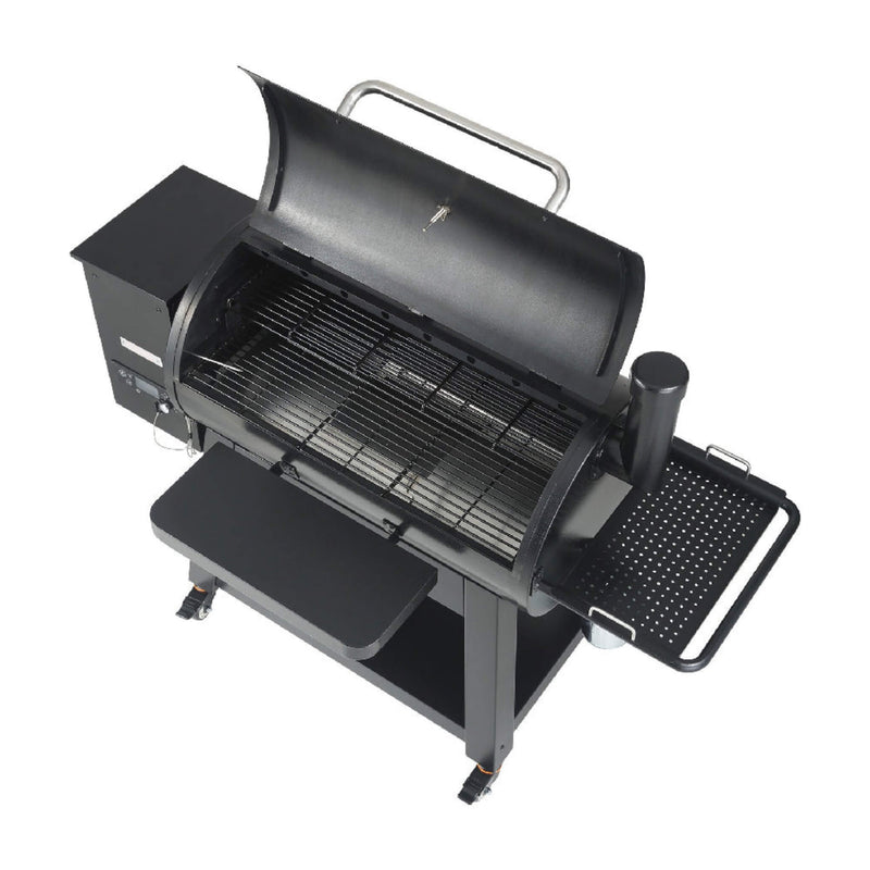 62" Heavy-Duty Portable Wood Pellet BBQ Grill With Cart (SAK91308)