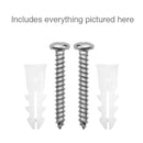 Antique Copper American Flag Metal Wall Mounted Mailbox with Hangers