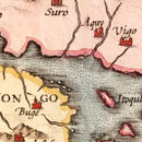 Vintage Map of Japan & Korea 1623
